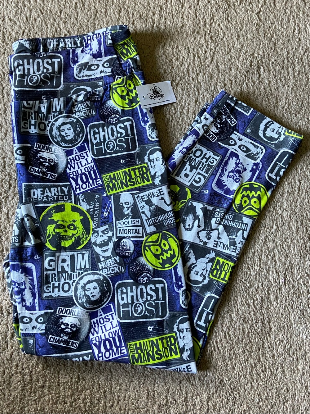 Disney Parks Haunted Mansion Capri Leggings
